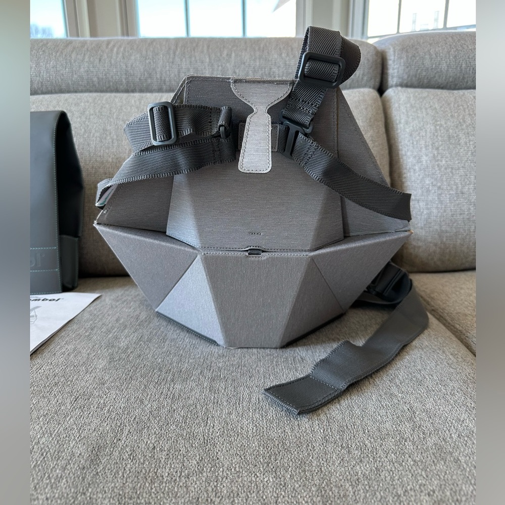 Bombol Pop-Up Booster Seat (Pebble Grey; Like-New)
